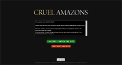 Desktop Screenshot of cruelamazons.com