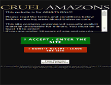 Tablet Screenshot of cruelamazons.com